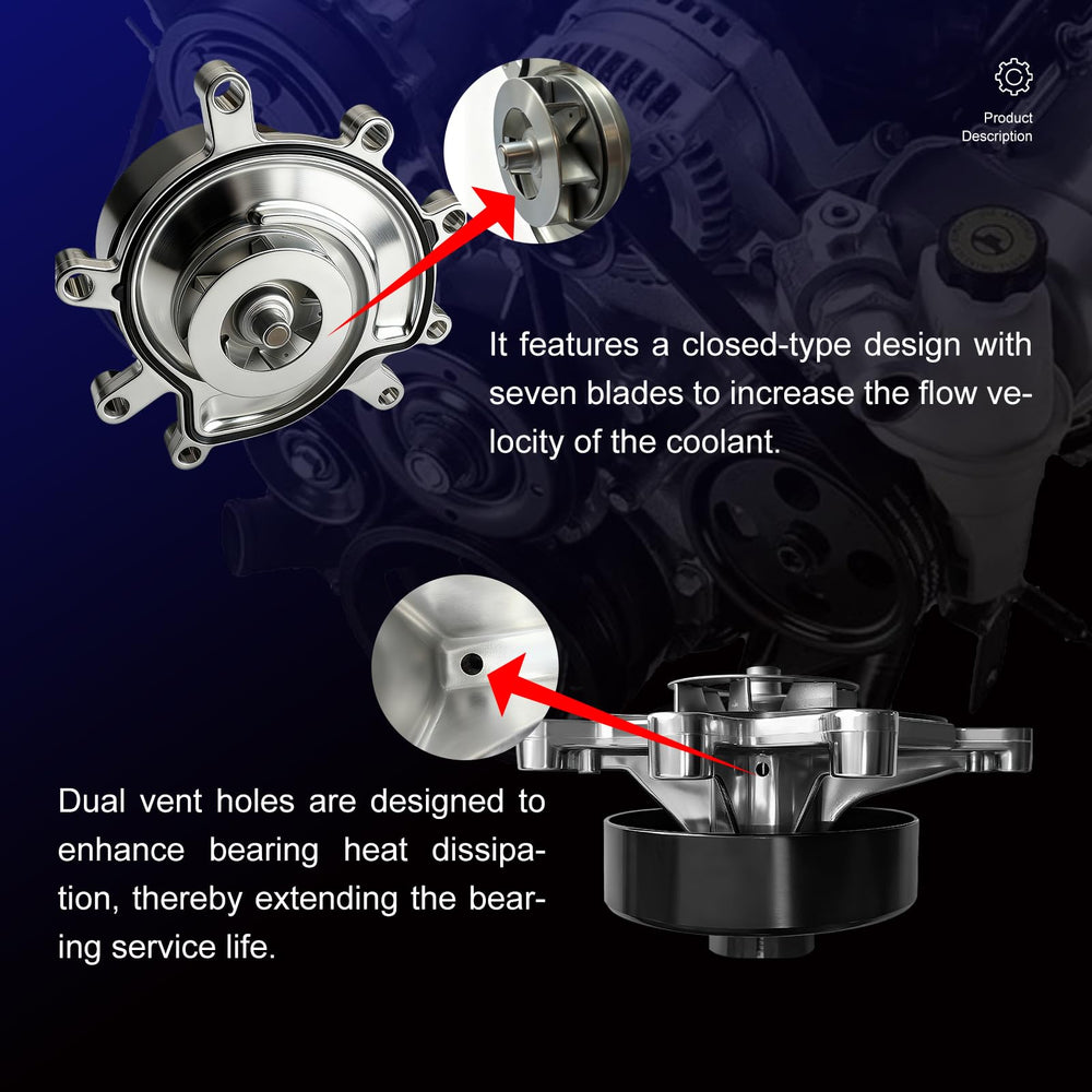 Generic AW7163 installed in engine bay demonstrating direct-fit convenience