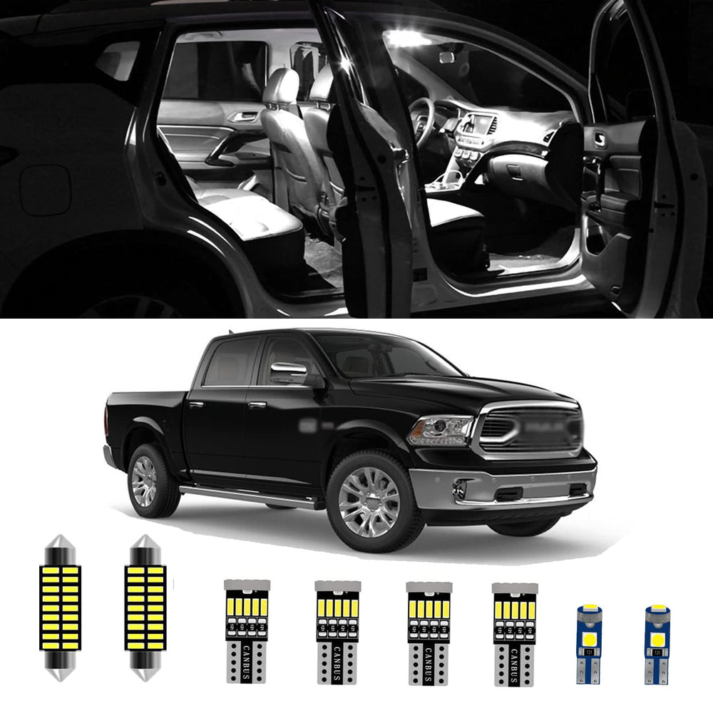 AWALITED front kit packaging showing all 12 LED bulbs and benefits