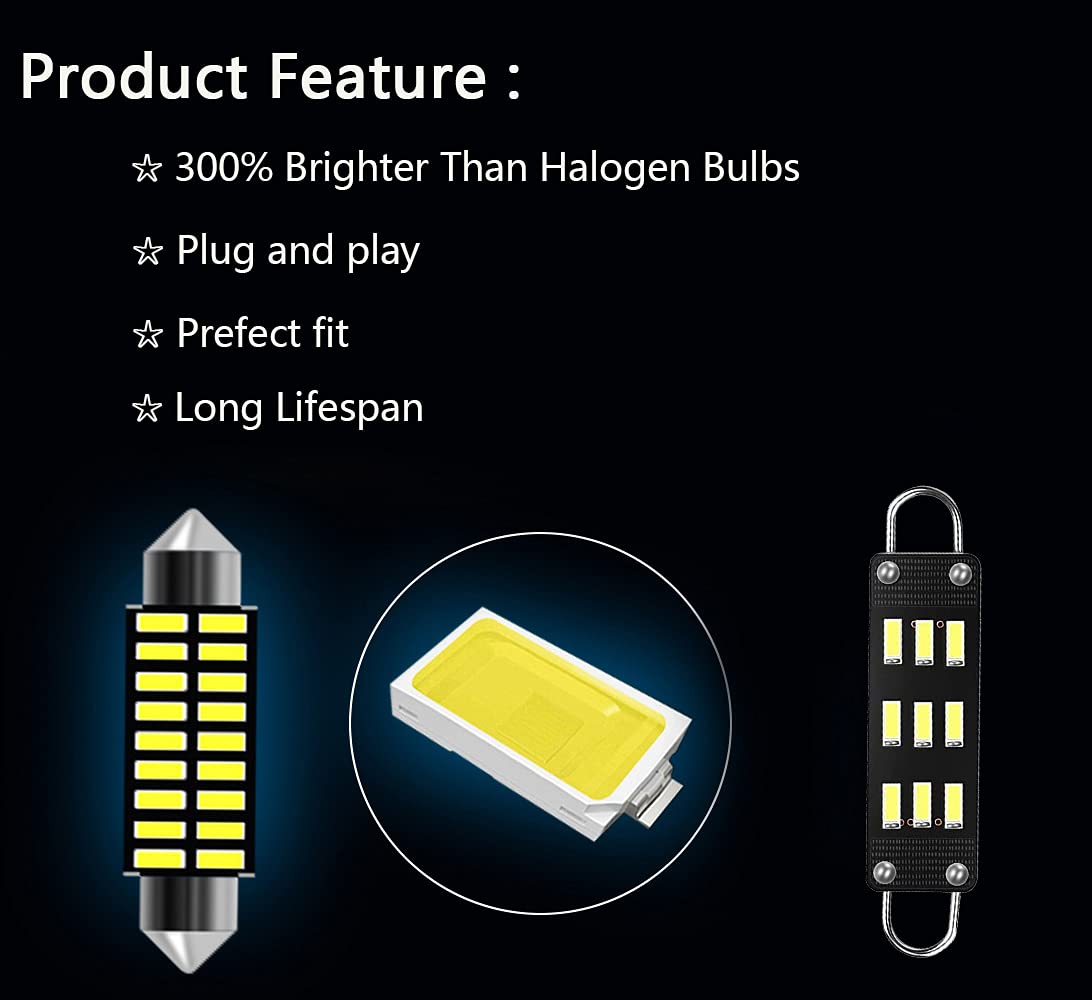 AWALITED installed map light in Chevy C1500 cabin showing clearer nighttime visibility
