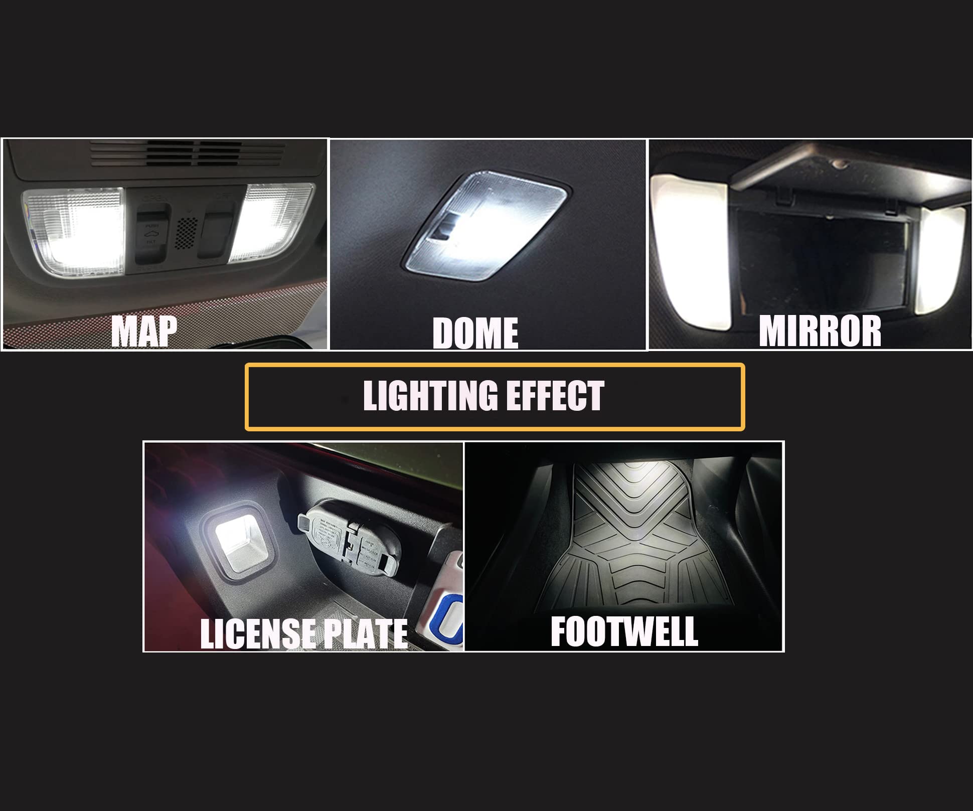 AWALITED LED license plate bulb enhancing rear visibility and safety