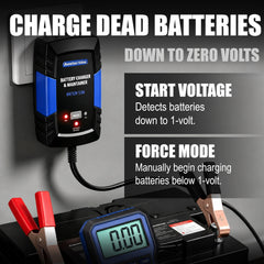 AWELTEC close-up LED indicator lights for instant charging status clarity