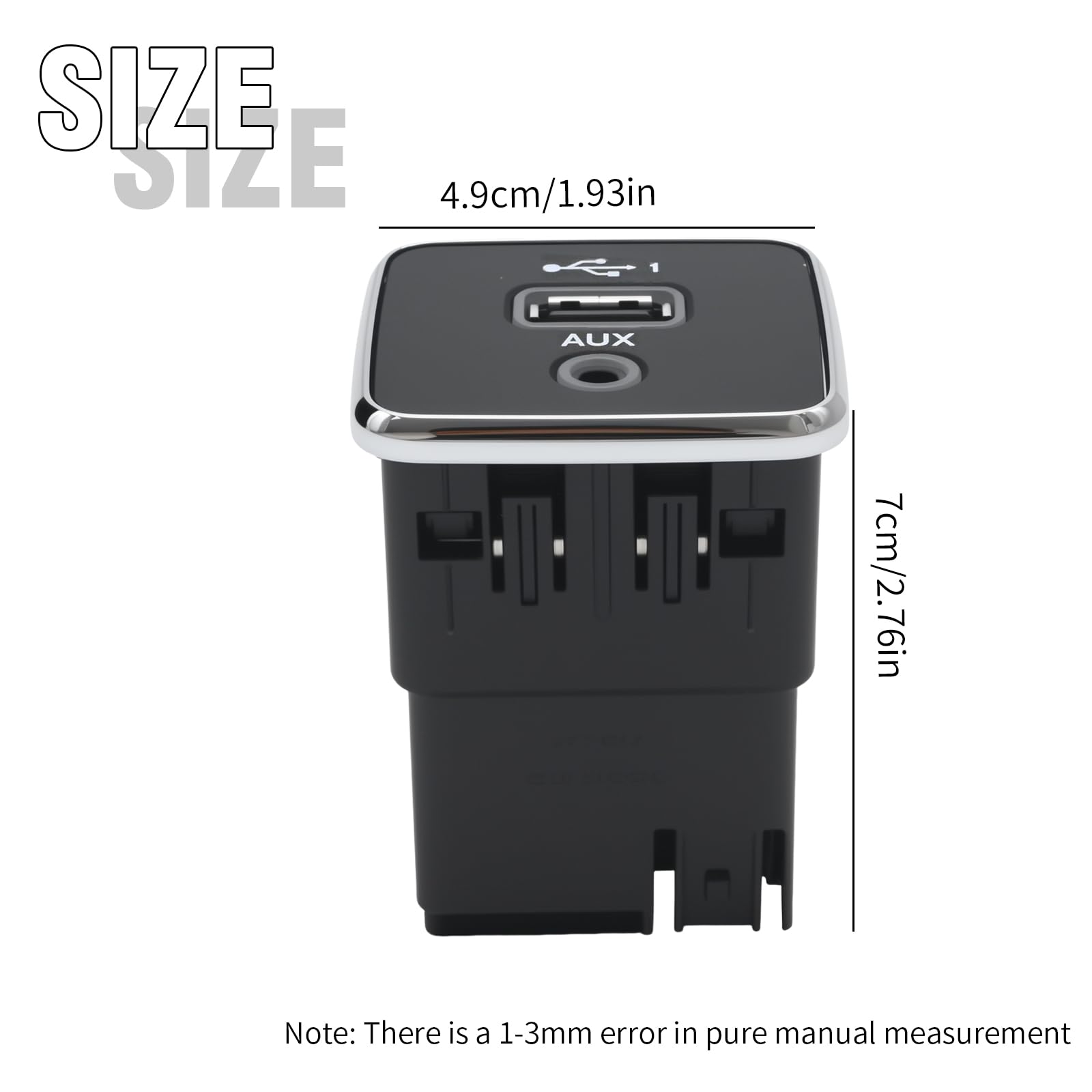 AXGSRV installed in Jeep dash restoring audio and charging functionality