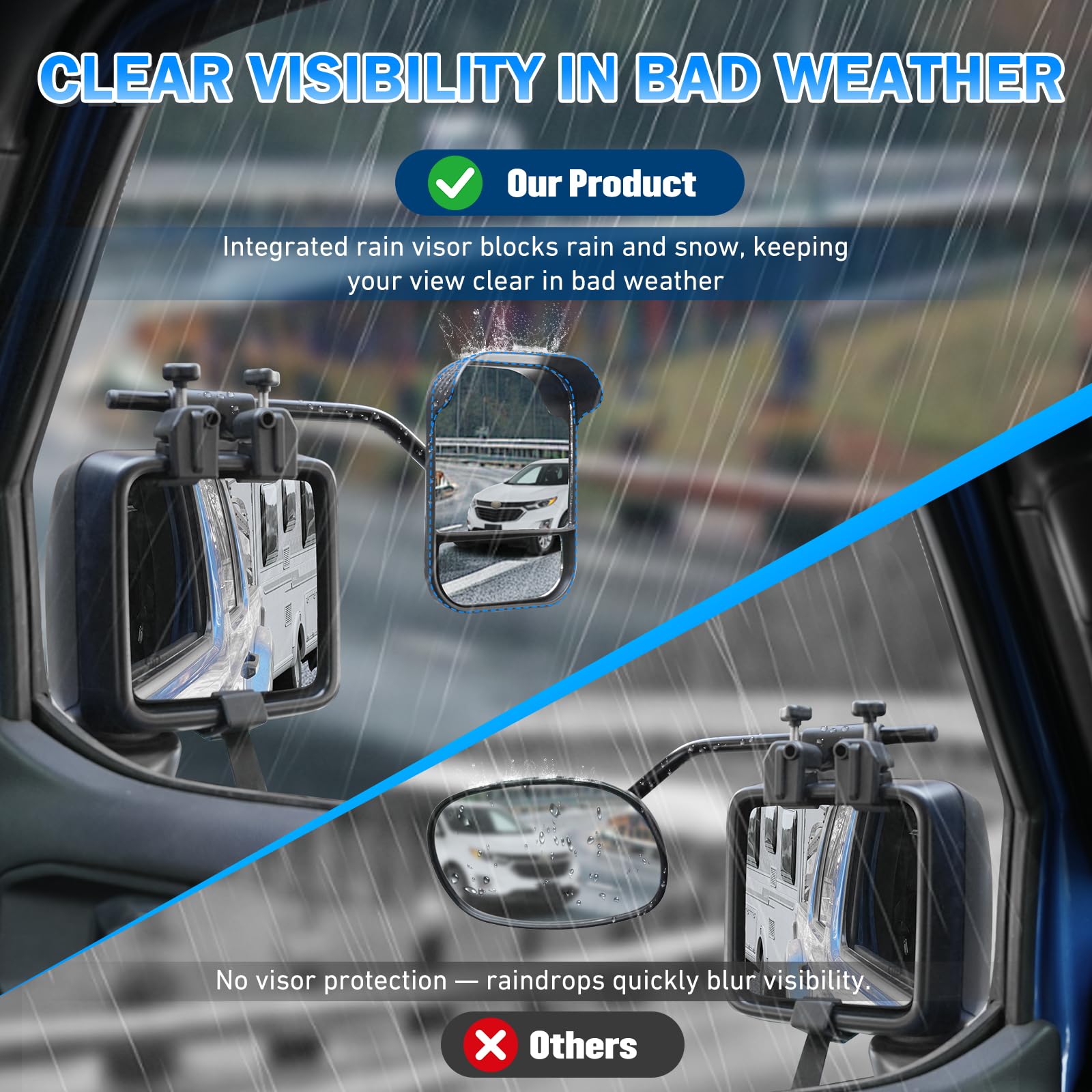 AXIMIRON mirror surface detail showing clear reflection and durable finish