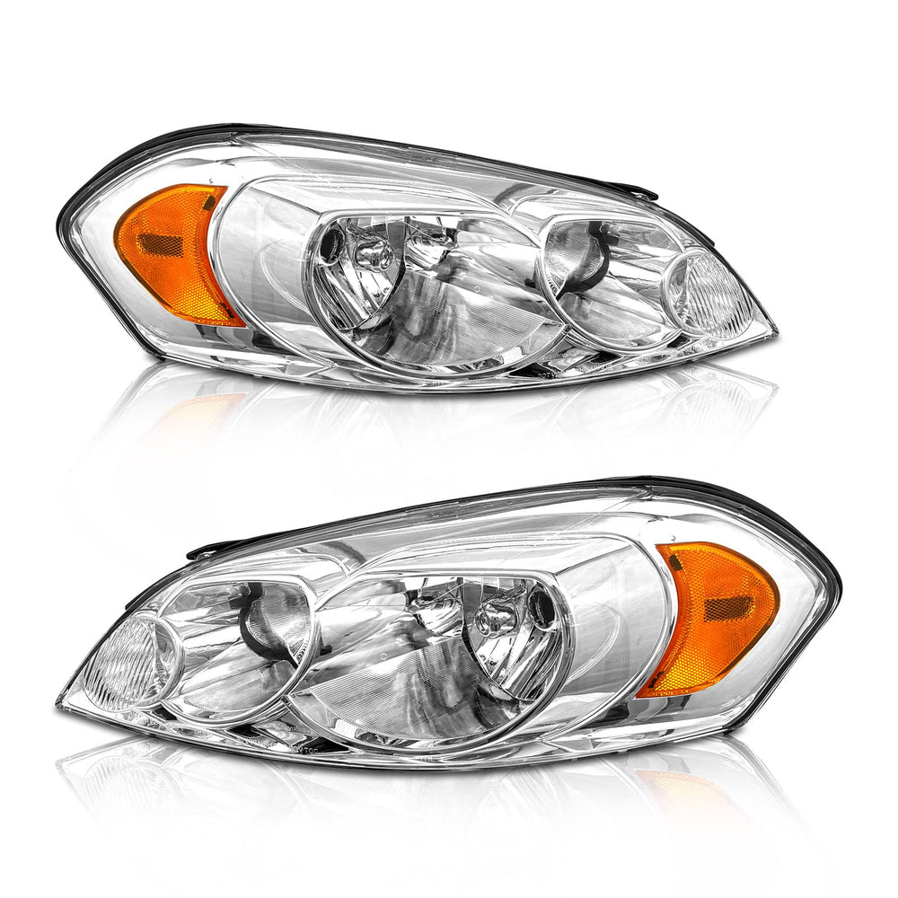 AXLAHA front view of assembly pair showing chrome finish and improved visibility