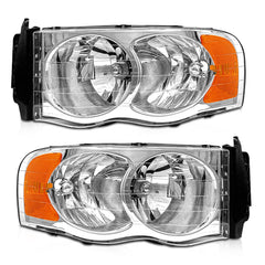 AXLAHA headlight front assembly showing chrome finish and mounting points for easy replacement