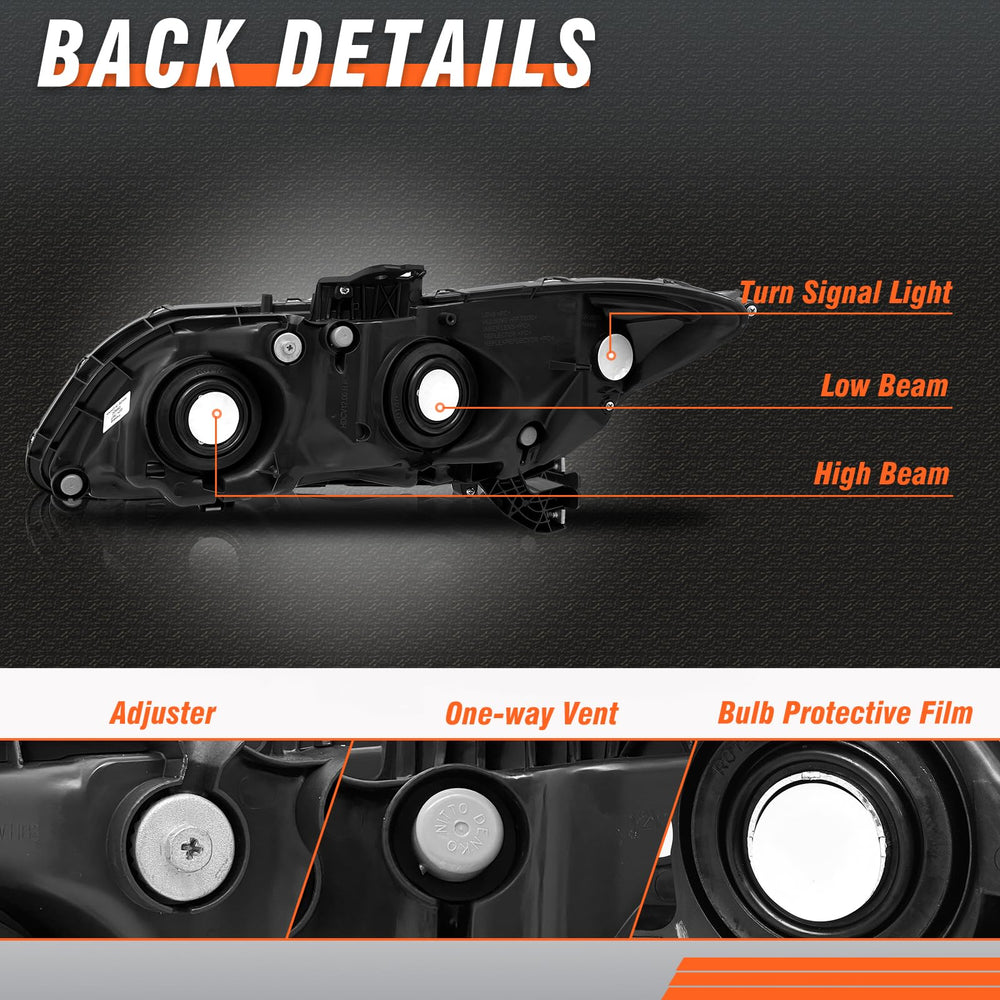AXLAHA side profile mounted on vehicle showing direct-fit replacement benefit