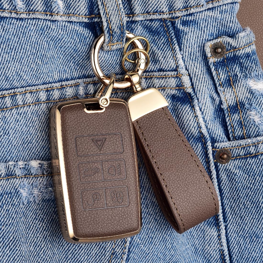 Axtrulix fitted key showing button access and preserved usability benefit