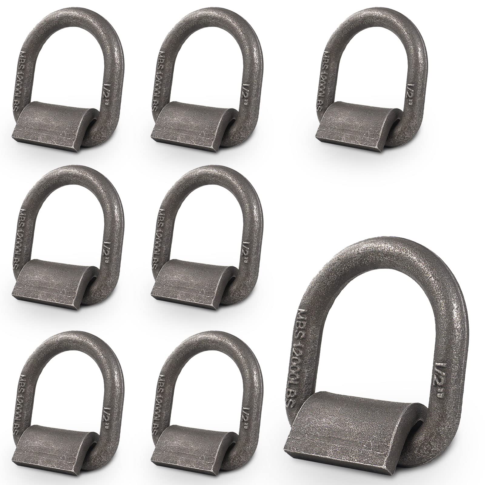 AYMMIC front view of 8-pack D-ring anchors showing hardware and benefits