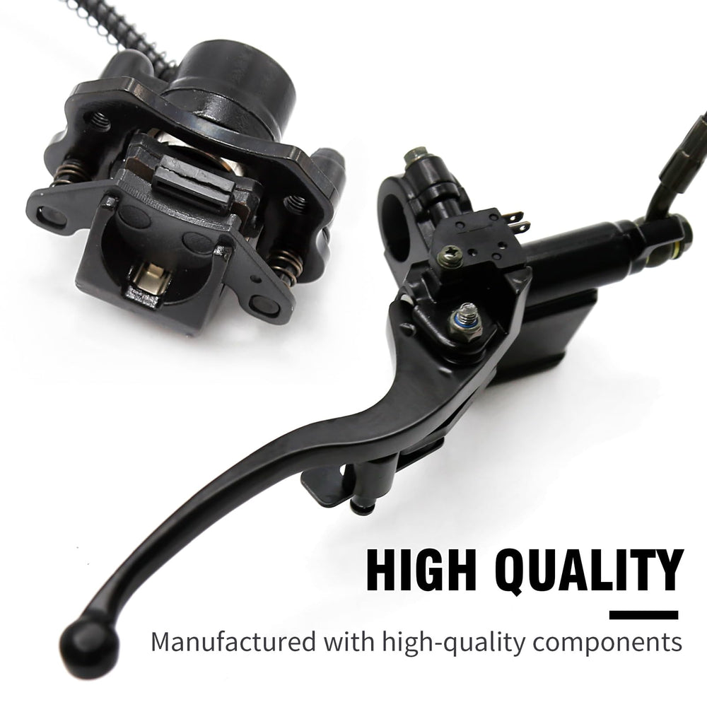 Aynaxcol assembled brake hose and lever demonstrating ready-to-install convenience