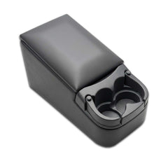 AZIFOK front view showing grey console and benefits of organized storage