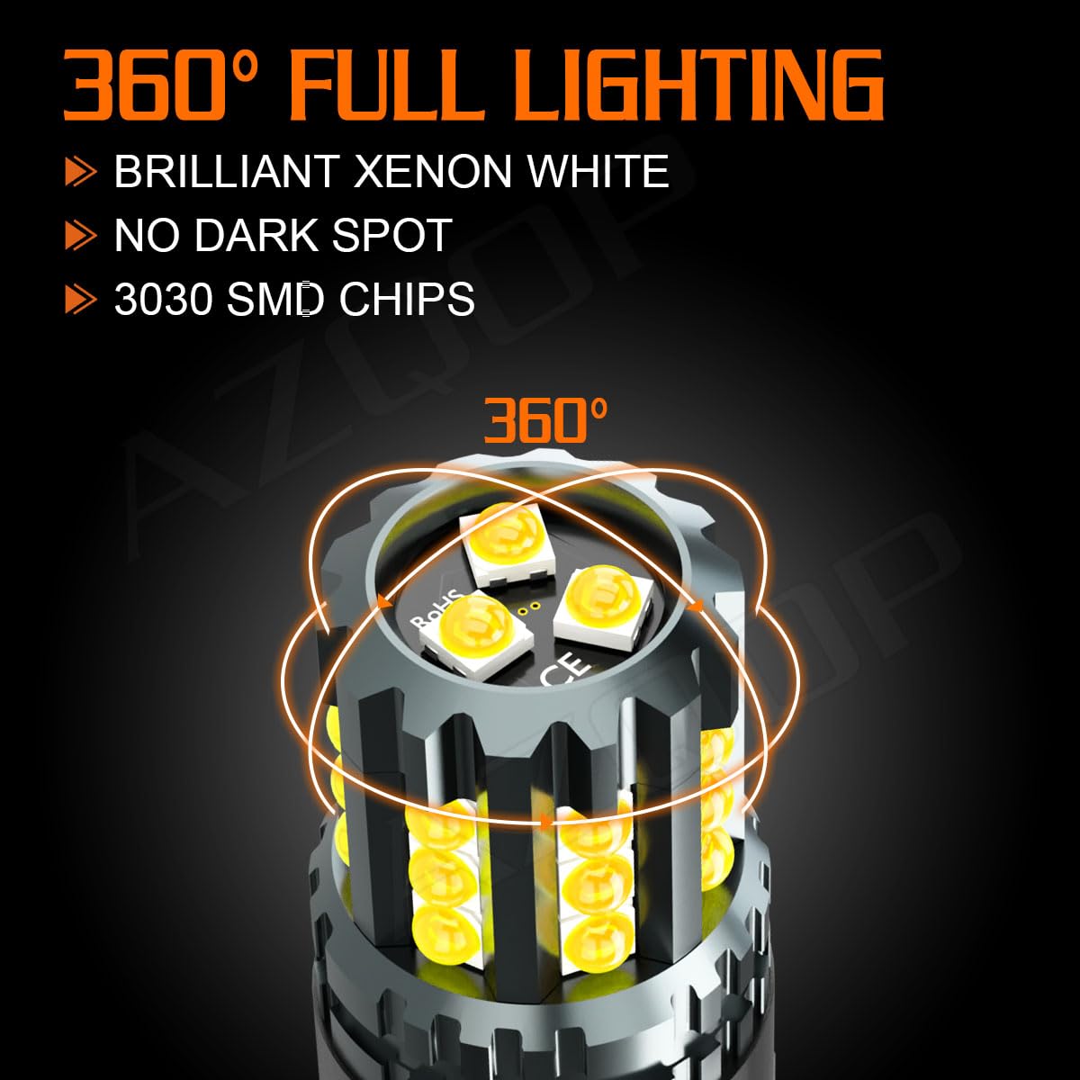AZQOP bulb beside ruler for accurate size and easy fit verification