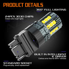 AZQOP close-up of 3030 SMD LED chips delivering brighter output