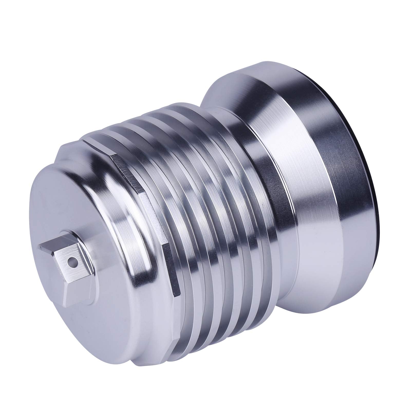 Azumka close-up of polished housing highlighting corrosion resistance