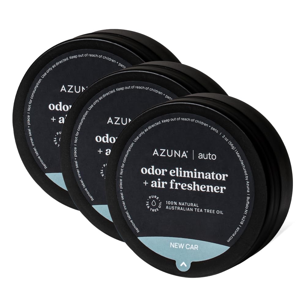 Azuna pod front packaging showing brand and benefit of odor elimination