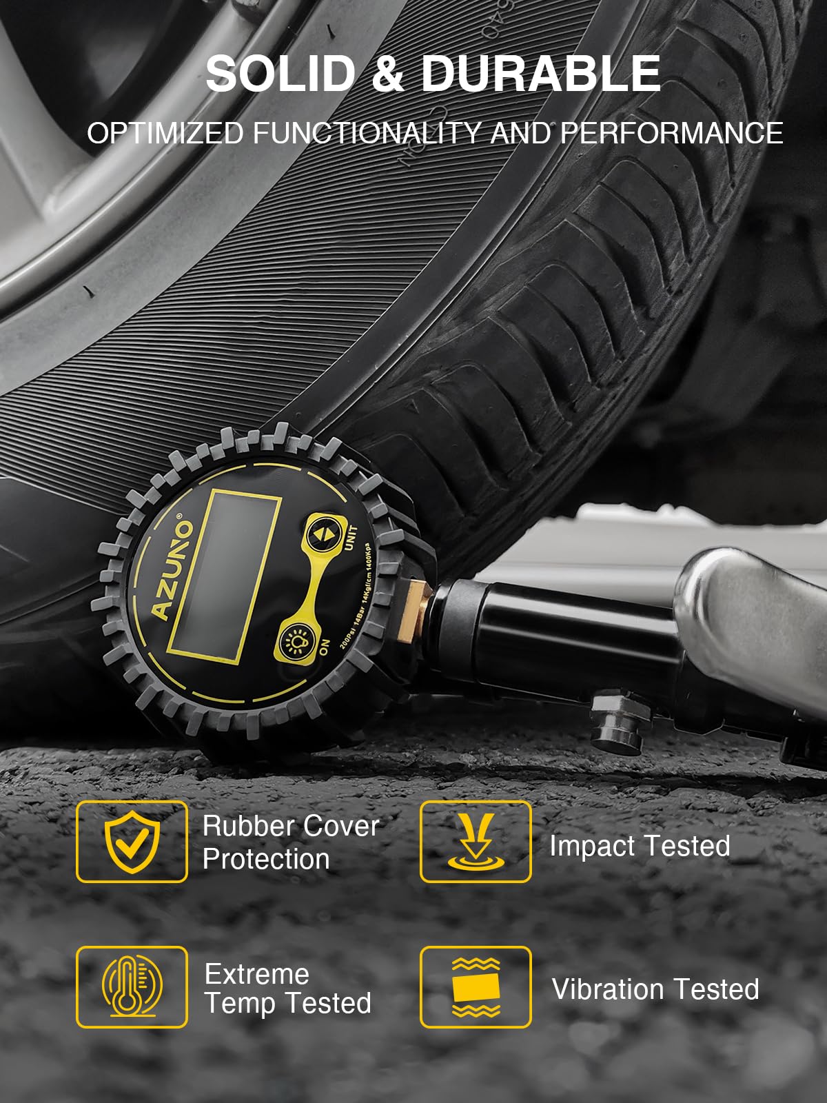 AZUNO lifestyle image in a workshop showing tool ready for professional maintenance