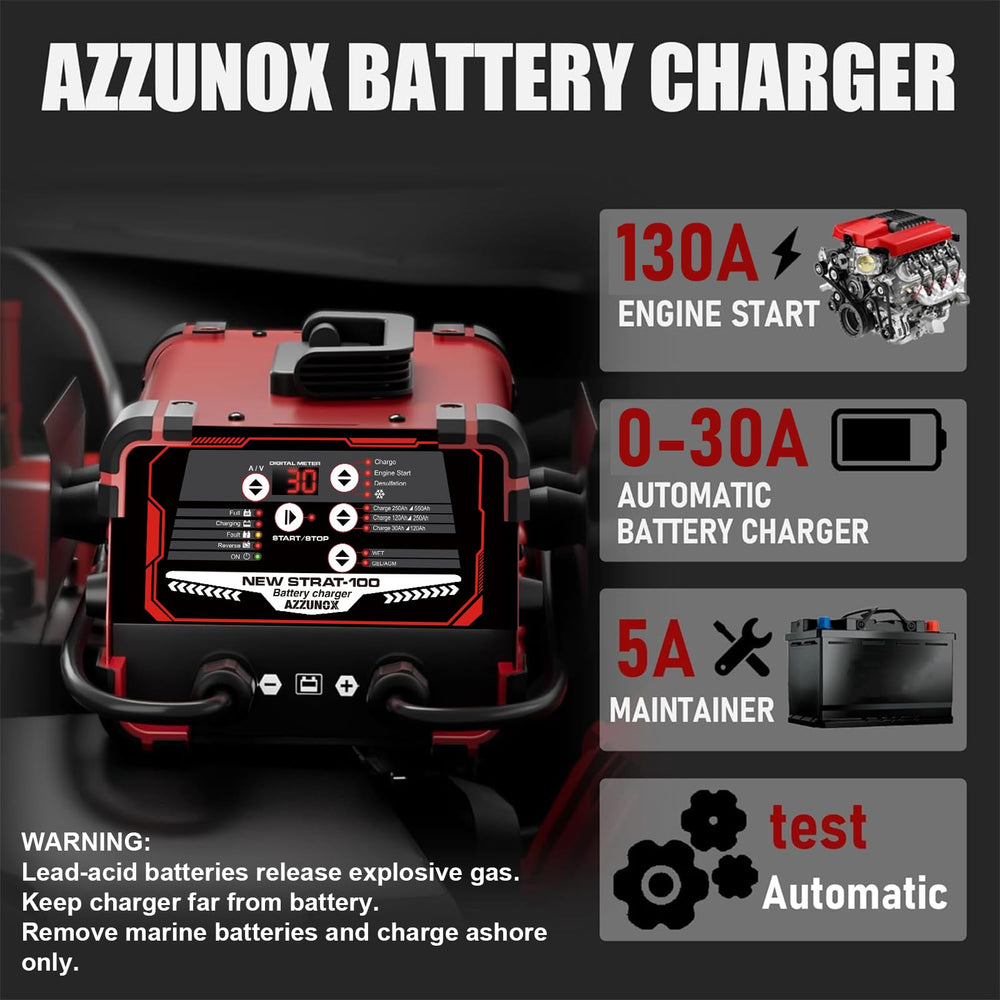 AZZUNOX side vent cooling fan highlighted for reliable long runtime