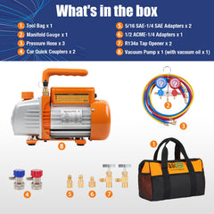 BACOENG vacuum pump close-up highlighting copper motor and aluminum housing for reliability