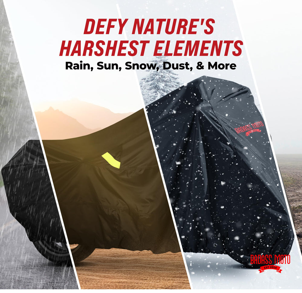 Badass Moto heat shield detail protecting exhaust and preventing damage
