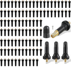Baieasy front packaging showing 100-piece TPMS stems and quick inventory benefit
