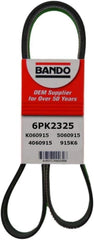 Bando USA 6PK2325 front packaging showing brand and part number, ensures correct selection