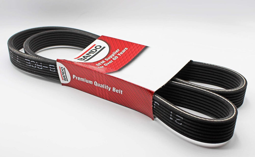 Bando USA belt laid beside ruler to show 1765 mm length for correct fit confirmation