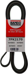 Bando USA front packaging showing part 7PK2170 and OEM-quality fit