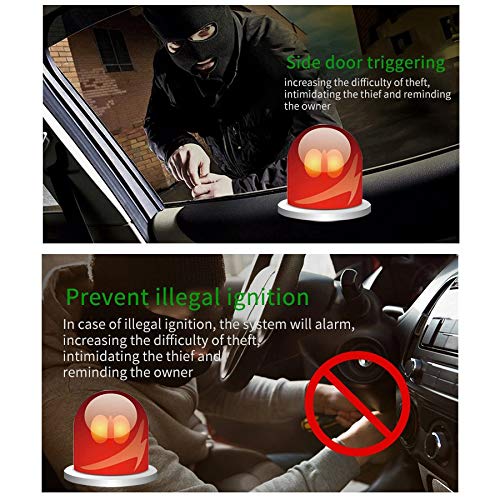 BANVIE 110dB siren closeup clear audible deterrent for theft prevention