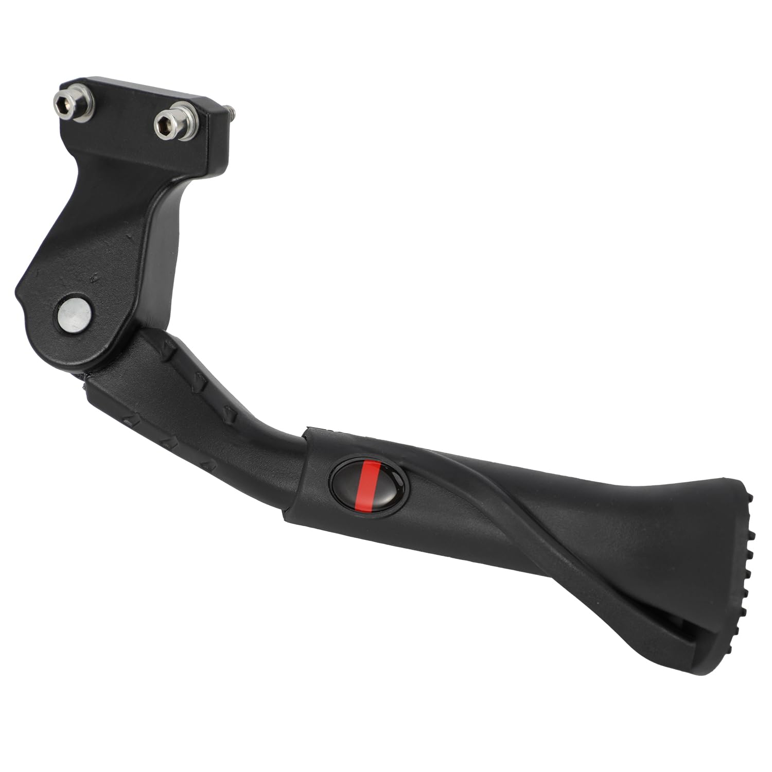 BAOUFF kickstand supporting parked e-bike on mixed terrain for stability