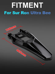 BAOUFF rear fender close-up of PP plastic texture showing durability and lightweight build