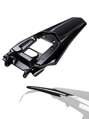 BAOUFF rear fender front view showing coverage and sleek black look for protection