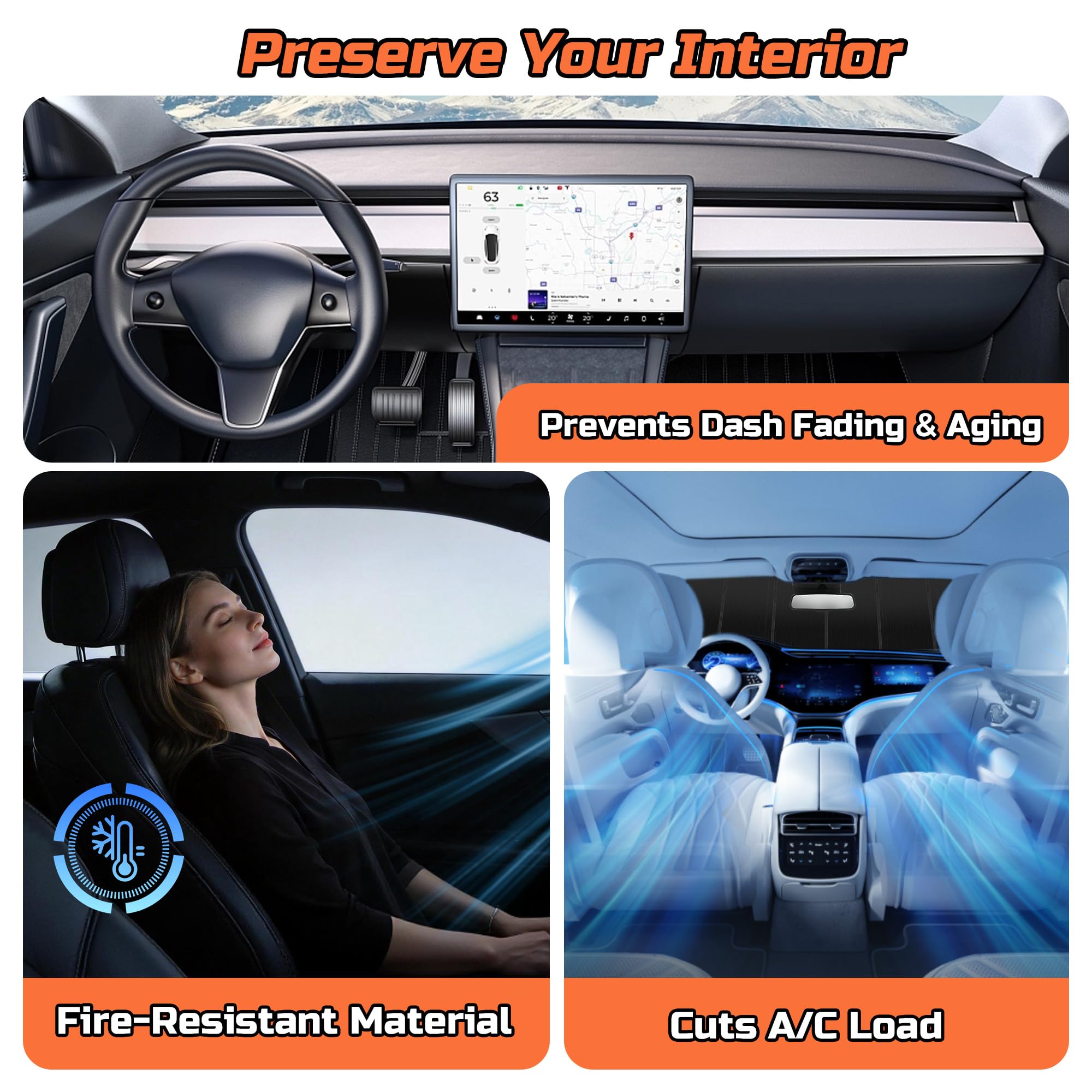 BasaltAuto installed inside Tacoma showing full coverage to keep cabin cool