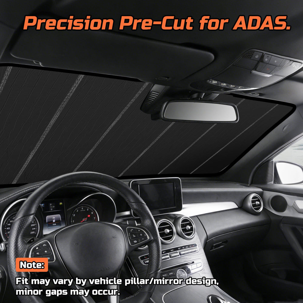 BasaltAuto top notch detail aligned to mirror and sensors preventing obstruction