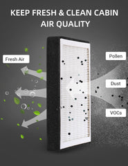 BASENOR filter side profile highlighting gasket seal for leak-free performance