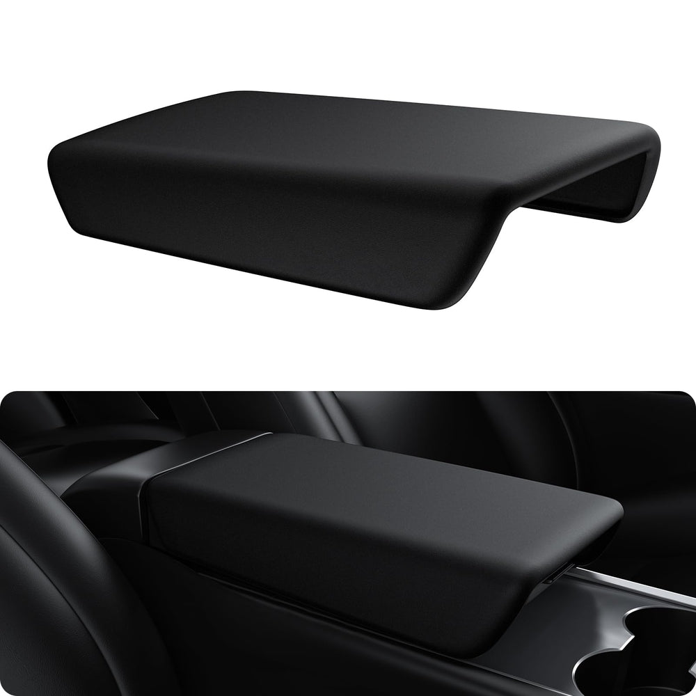 BASENOR front view installed showing seamless Tesla fit and refined look