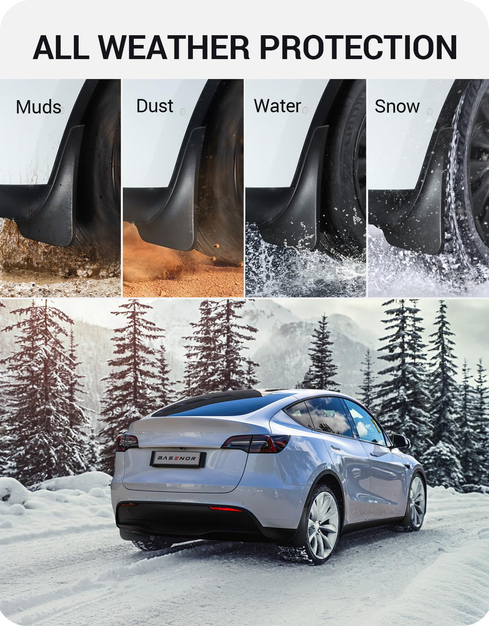 BASENOR close-up of composite texture highlighting durable weather resistance