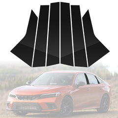 BASIKER front packaging showing six-piece pillar trim set and brand benefits
