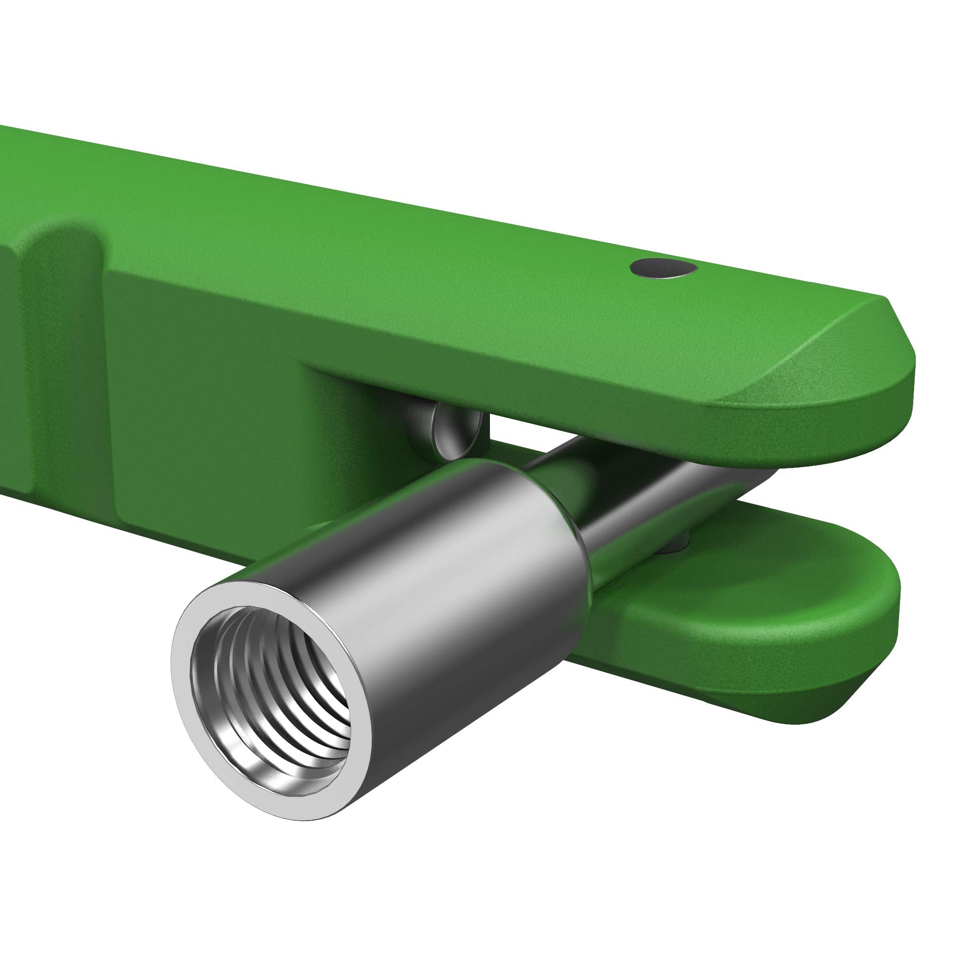 BASIKER valve-core tip close-up illustrating integrated core tool for faster servicing