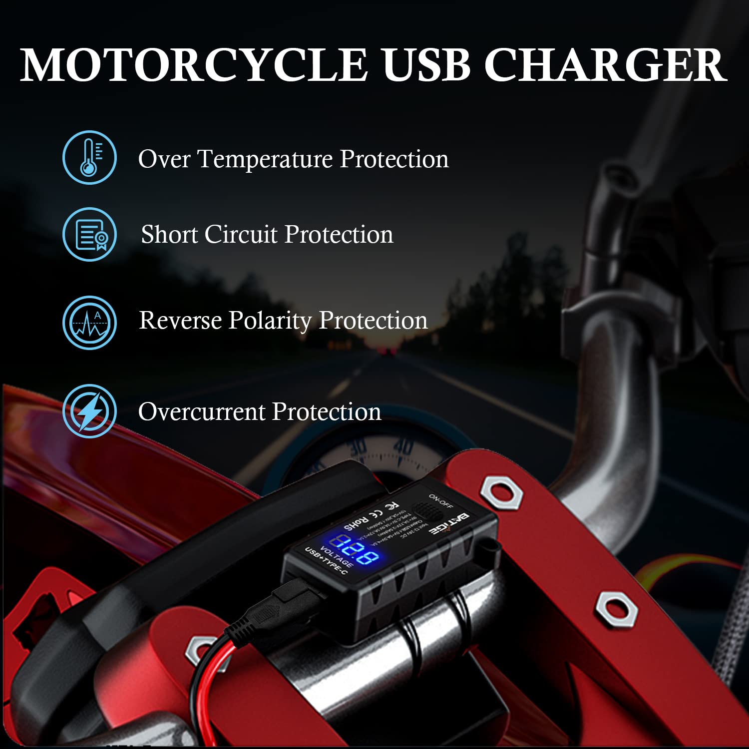 BATIGE waterproof rubber cover protecting ports for dust and water resistance