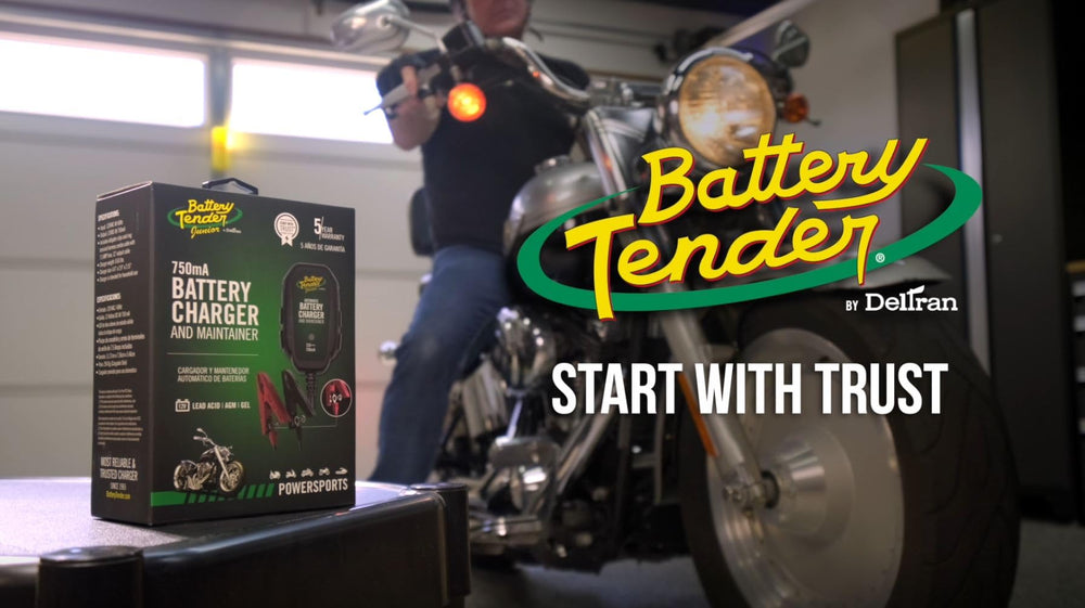 Battery Tender junior next to a coin for scale highlighting its small footprint and portability