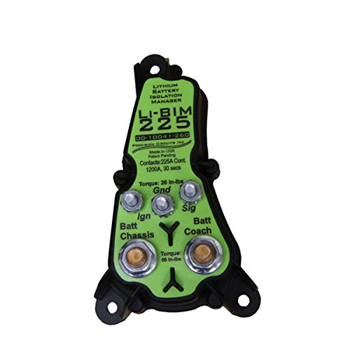 Battle Born Batteries isolation manager front view showing compact design and clear terminals for simple installation