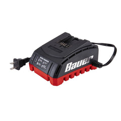 Bauer Hypermax front view showing charger and LED status for fast safe charging
