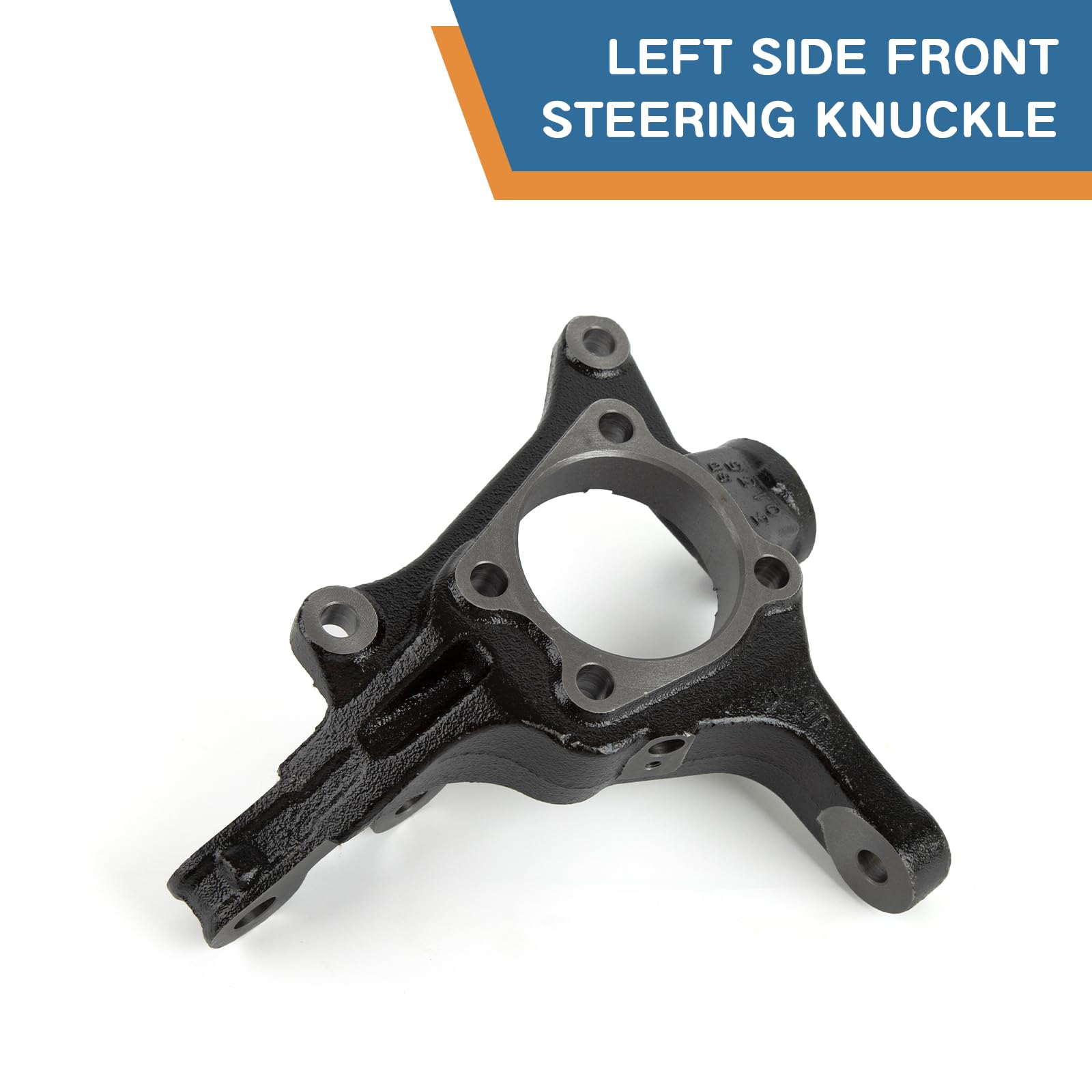 Baxzl knuckle installed on Subaru front suspension showing restored steering geometry