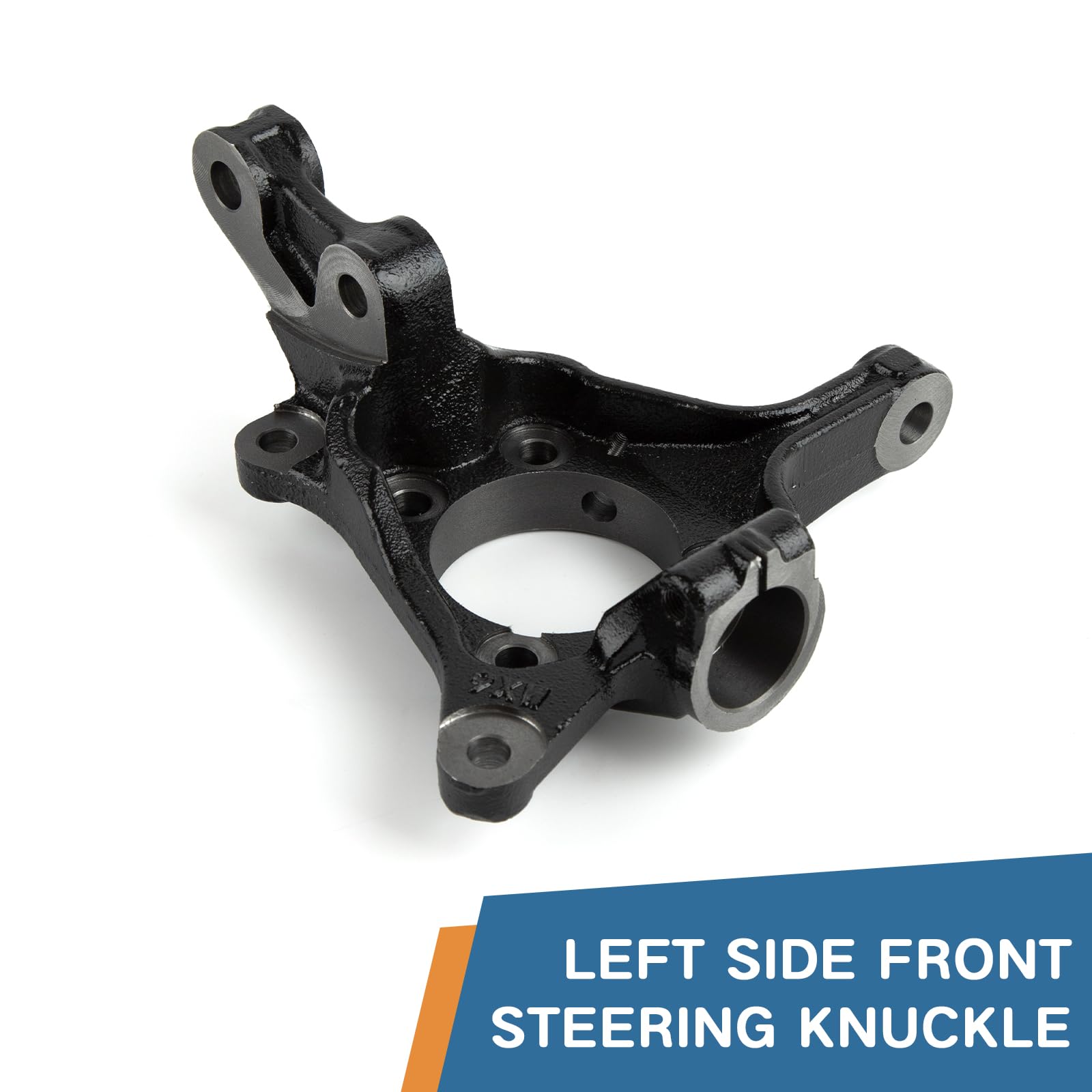 Baxzl knuckle mounting face closeup showing precise bolt pattern for exact fit