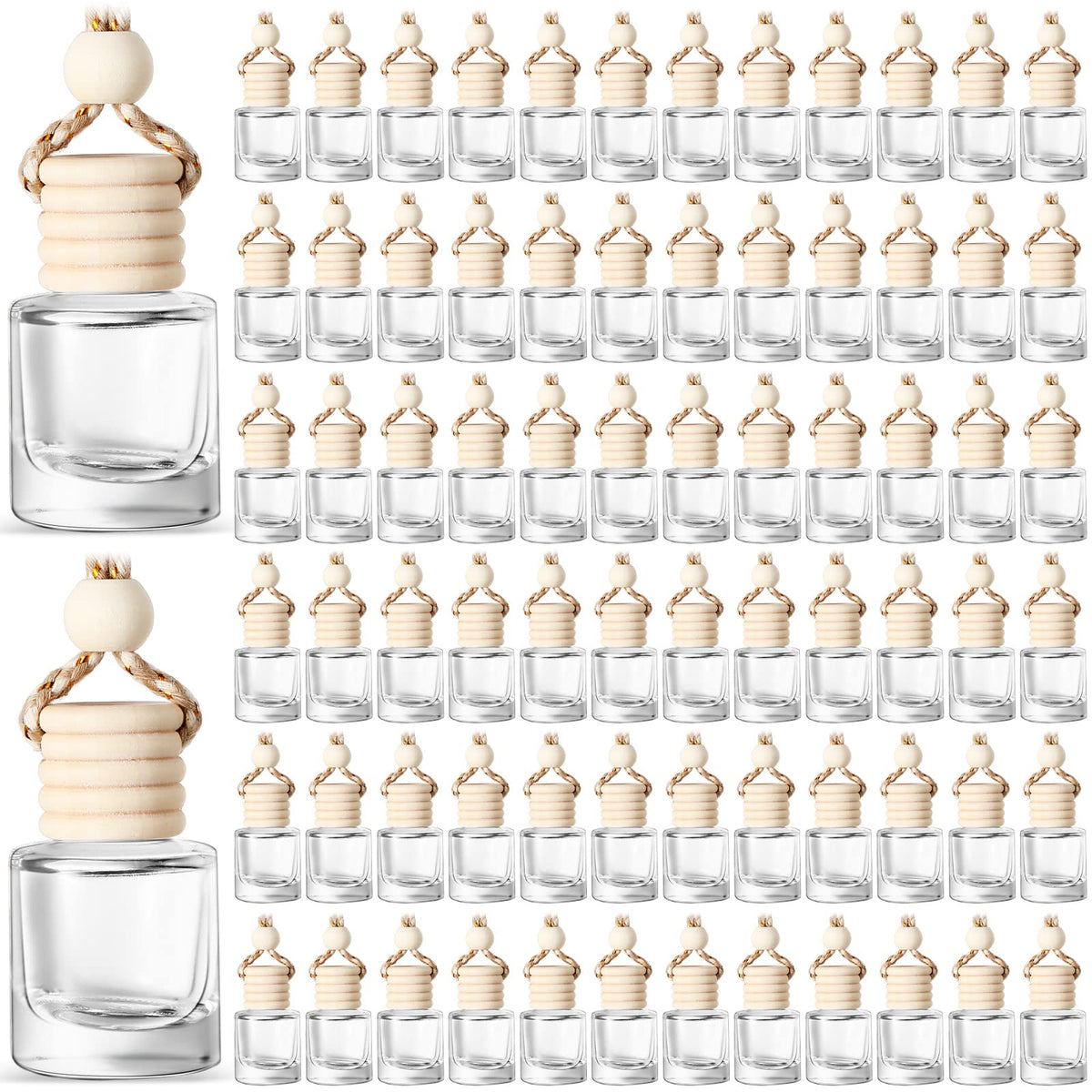 BBTO clear diffuser front packaging showing 100 pieces and bulk value