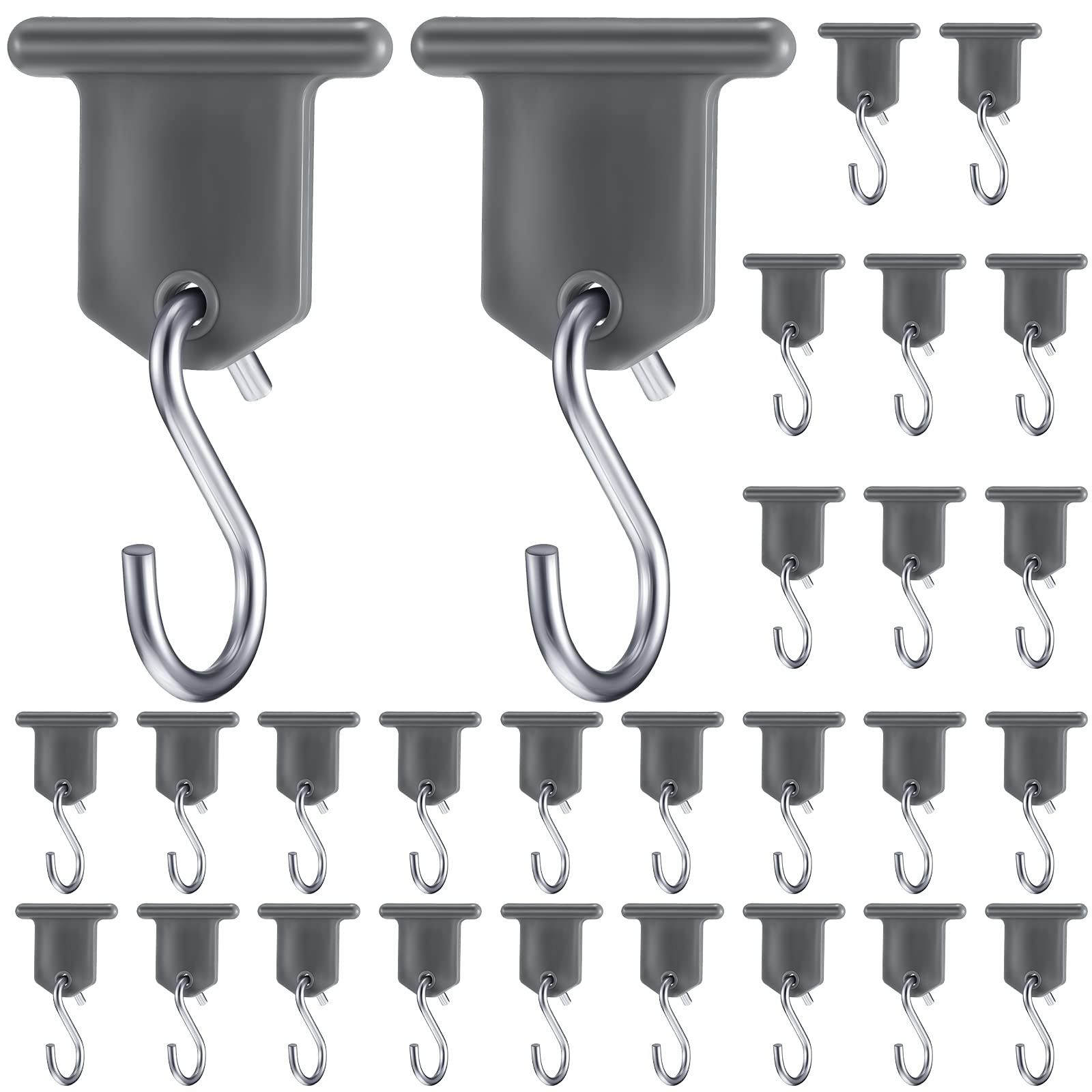 BBTO front packaging showing all 28 gray S-hooks and easy storage benefit