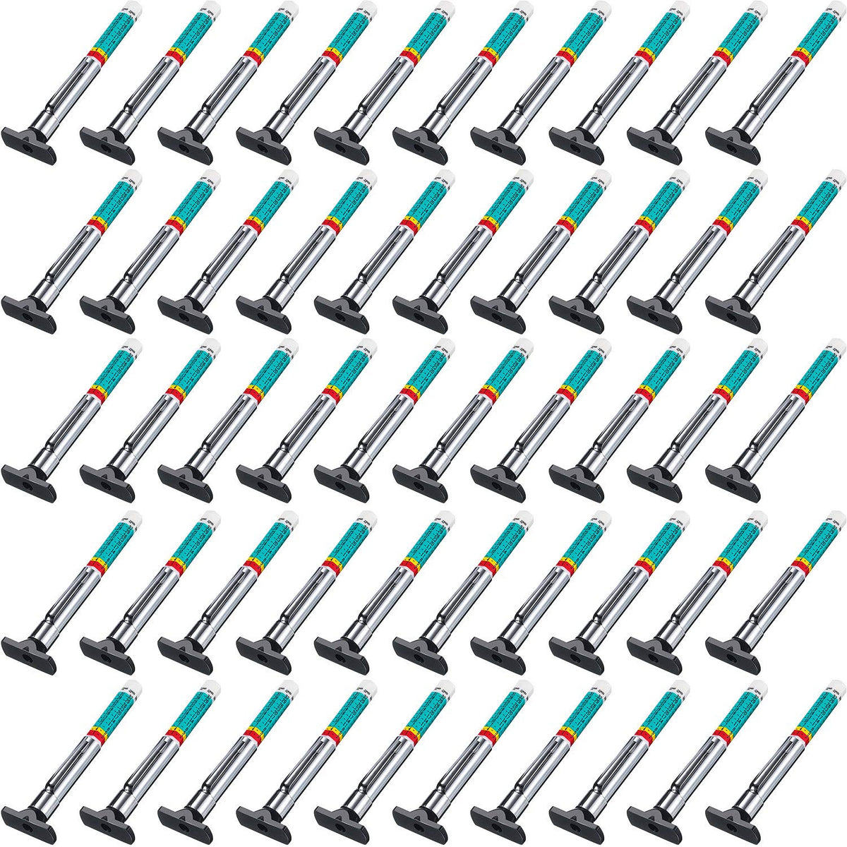 BBTO front view of 50-piece gauge pack showing quantity and compact design benefit
