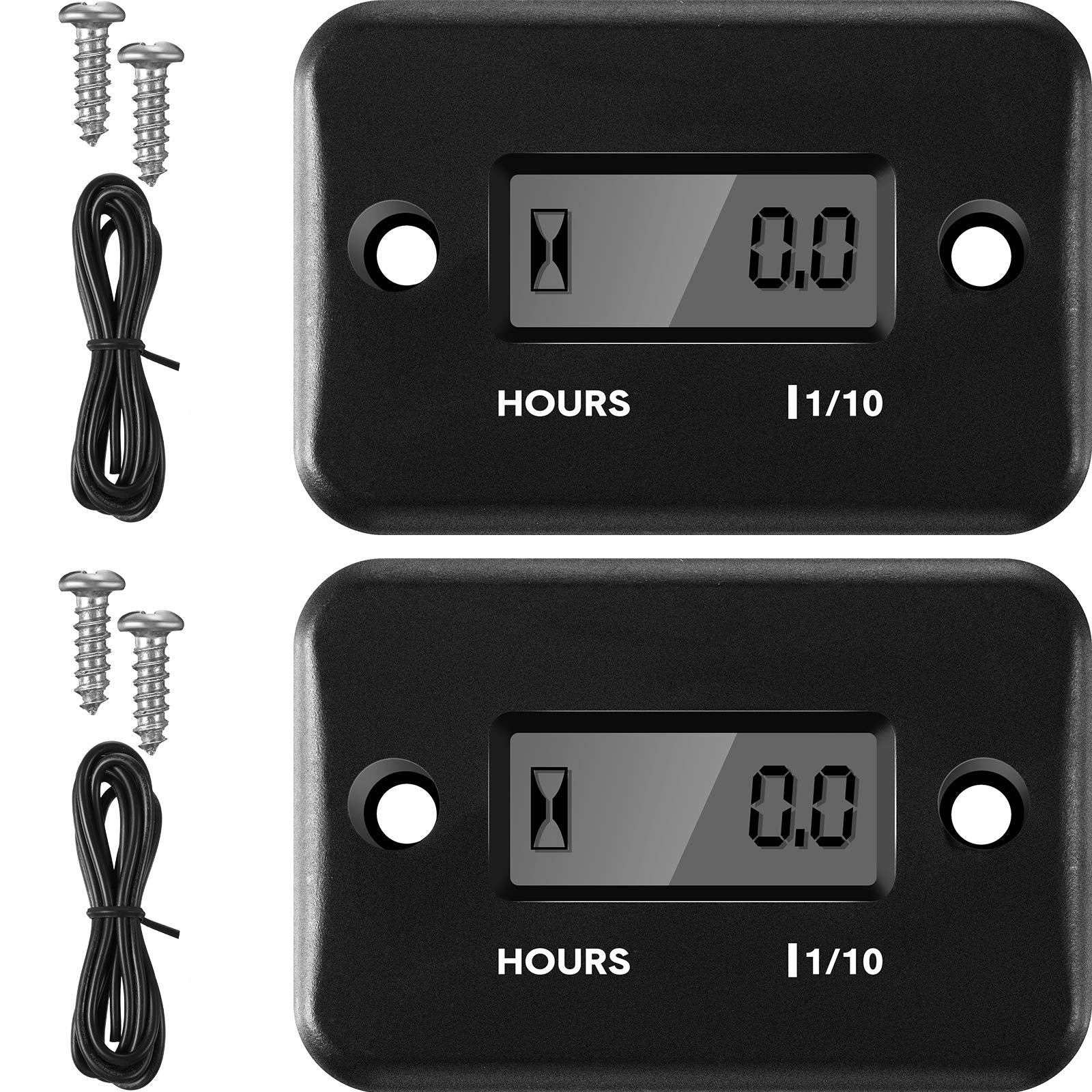 BBTO front view hour meter showing clear display for easy monitoring