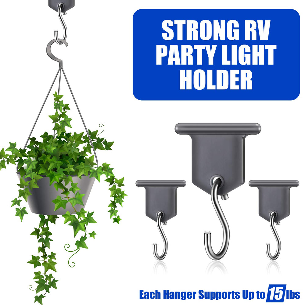 BBTO hooks supporting string lights to brighten patio gatherings