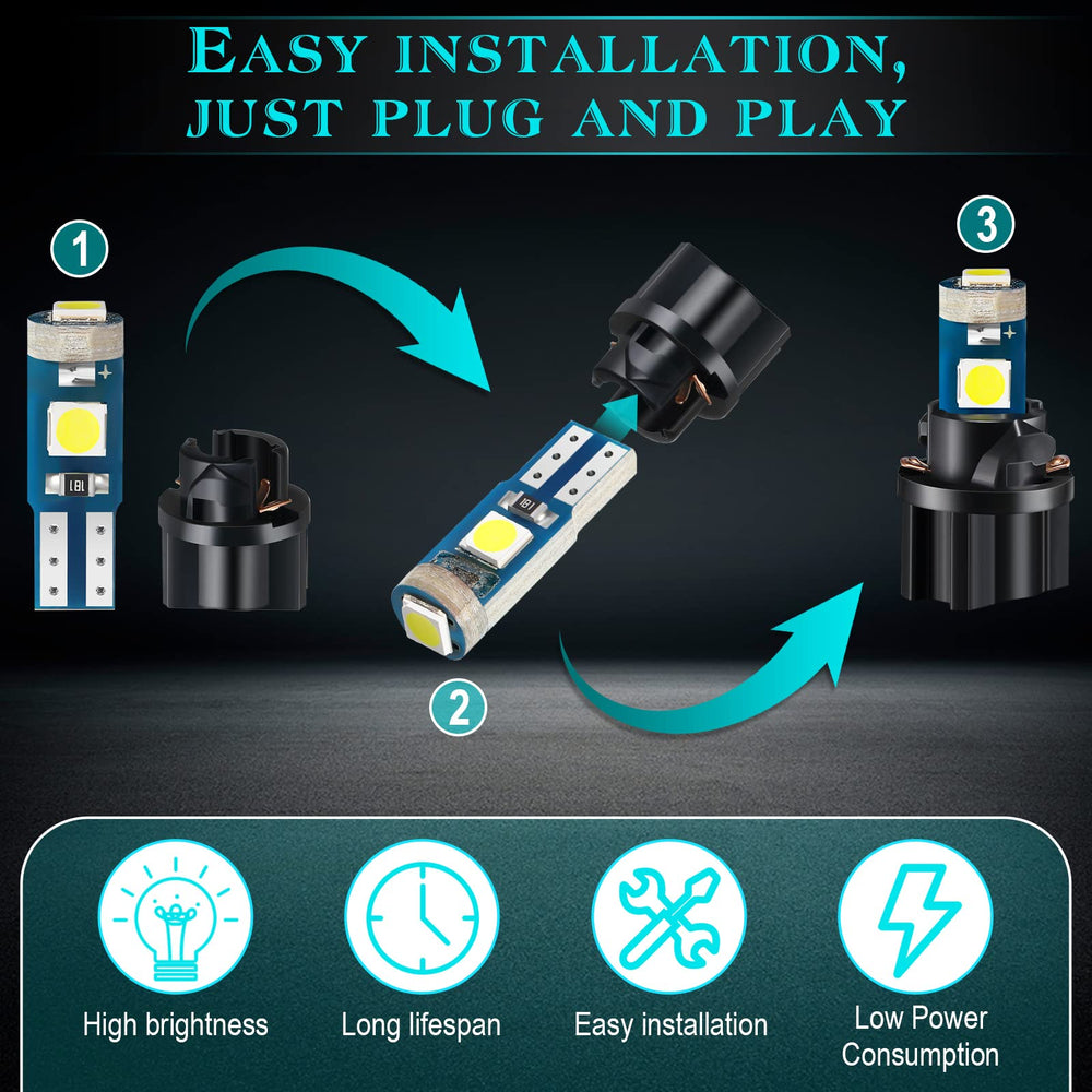 BBTO bulb installed in instrument cluster demonstrating clearer gauge visibility