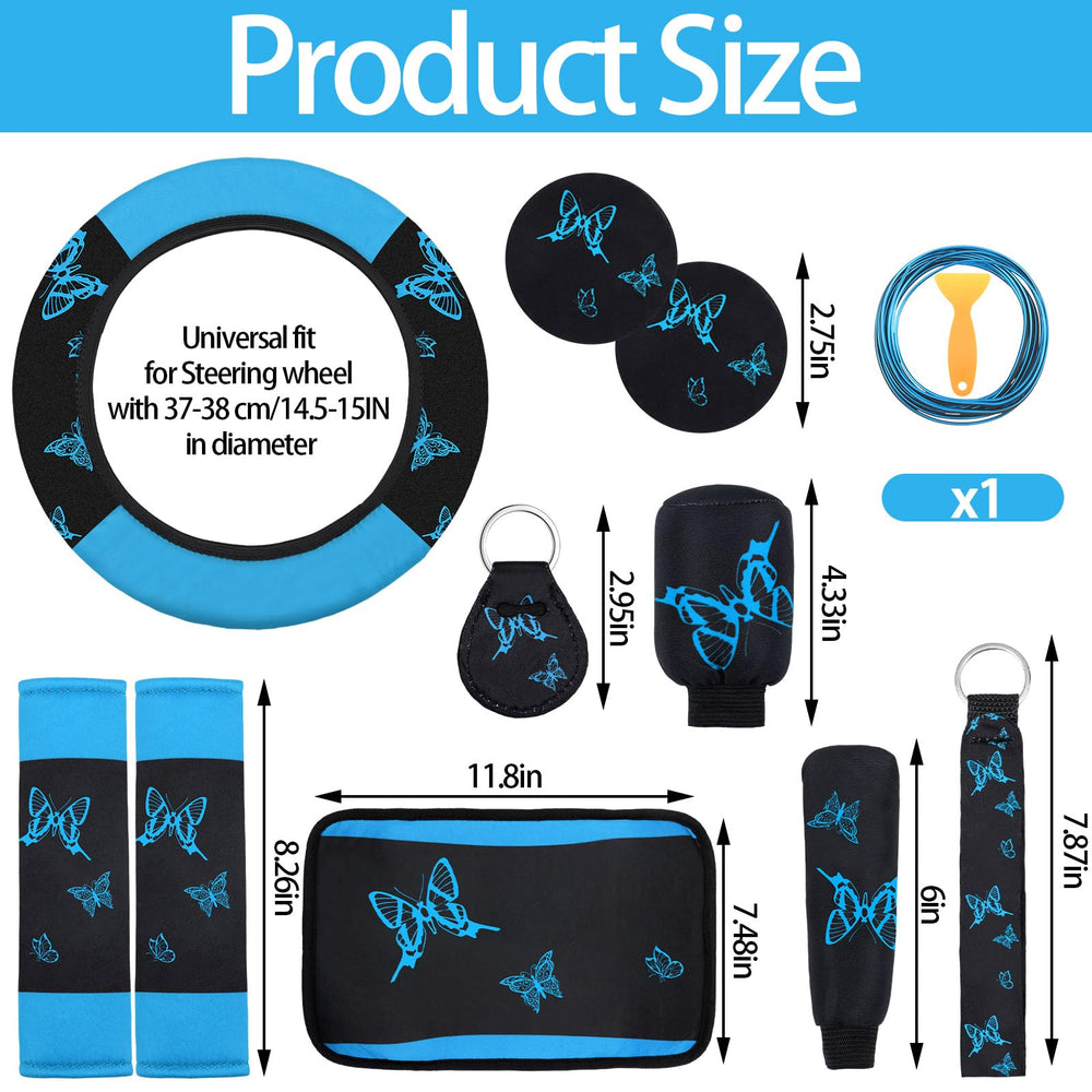 BBTO vent decorations layout showing 20 pieces for customized interior sparkle